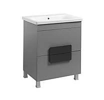 Тумба 55 см на ніжках з умивальником для ванної кімнати.