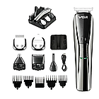 Машинка для стрижки VGR V-029 акумуляторна срібло, фото 2
