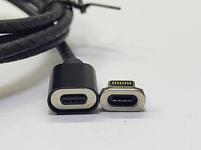 Кабель магнітний iPhone (Fonken) чорний 1м.