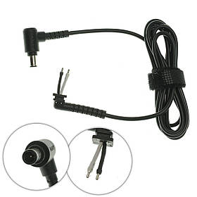 Оригінальний DC кабель живлення для БП SONY 120W 6.5x4.3мм, 2 дроти, L-подібний штекер (від БП до ноутбука)