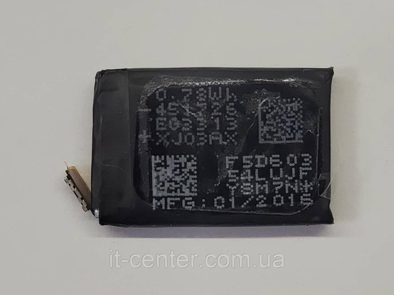 Акумуляторна батарея Apple Watch 38mm для розумних годинників A1578, Li-Polymer, 3,8 В, 205 мАг