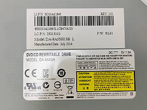Оптичний привід для ноутбука DVD-RW, SATA, 9,5 мм (Б.В.), фото 1