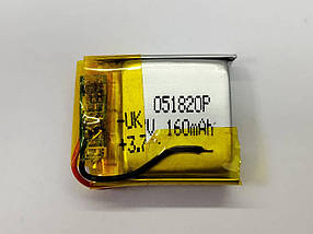 АКБ універсал 051820P (18*21*5 160mAh 3.7V)