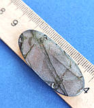 Лабрадор овал камінь без оправи. Кабошон натуральний лабрадор 42*18*6 мм. Індія., фото 4