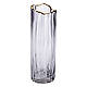 Скляна ваза для квітів, декоративна сіра, 29 см HP-1713 - фото 1 - id-p2378033811