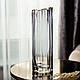 Скляна ваза для квітів, декоративна сіра, 29 см HP-1713 - фото 4 - id-p2378033811