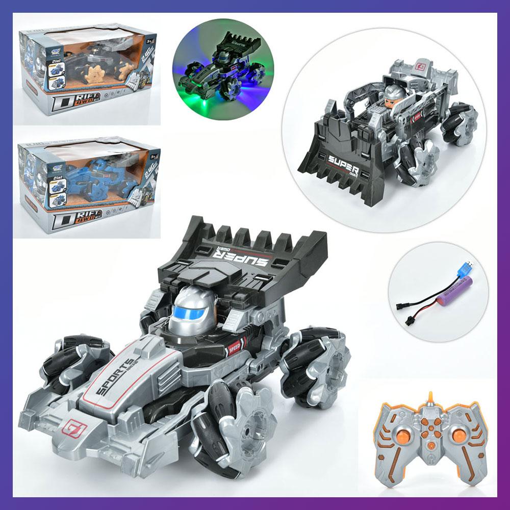 Дитяча машинка-трансформер на радіокеруванні трюкова GC169-174 з пультом, фото 1