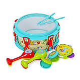 Дитяча музична іграшка ML6601 барабан бубон маракаси, фото 2