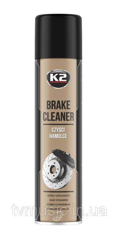 Очисник гальм K2 Brake Cleaner 600 мл (W105), фото 1