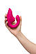 Стимулятор точки G та клітора Womanizer Blend Pink вакуум та вібрація, яскраво рожевий 18+, фото 3