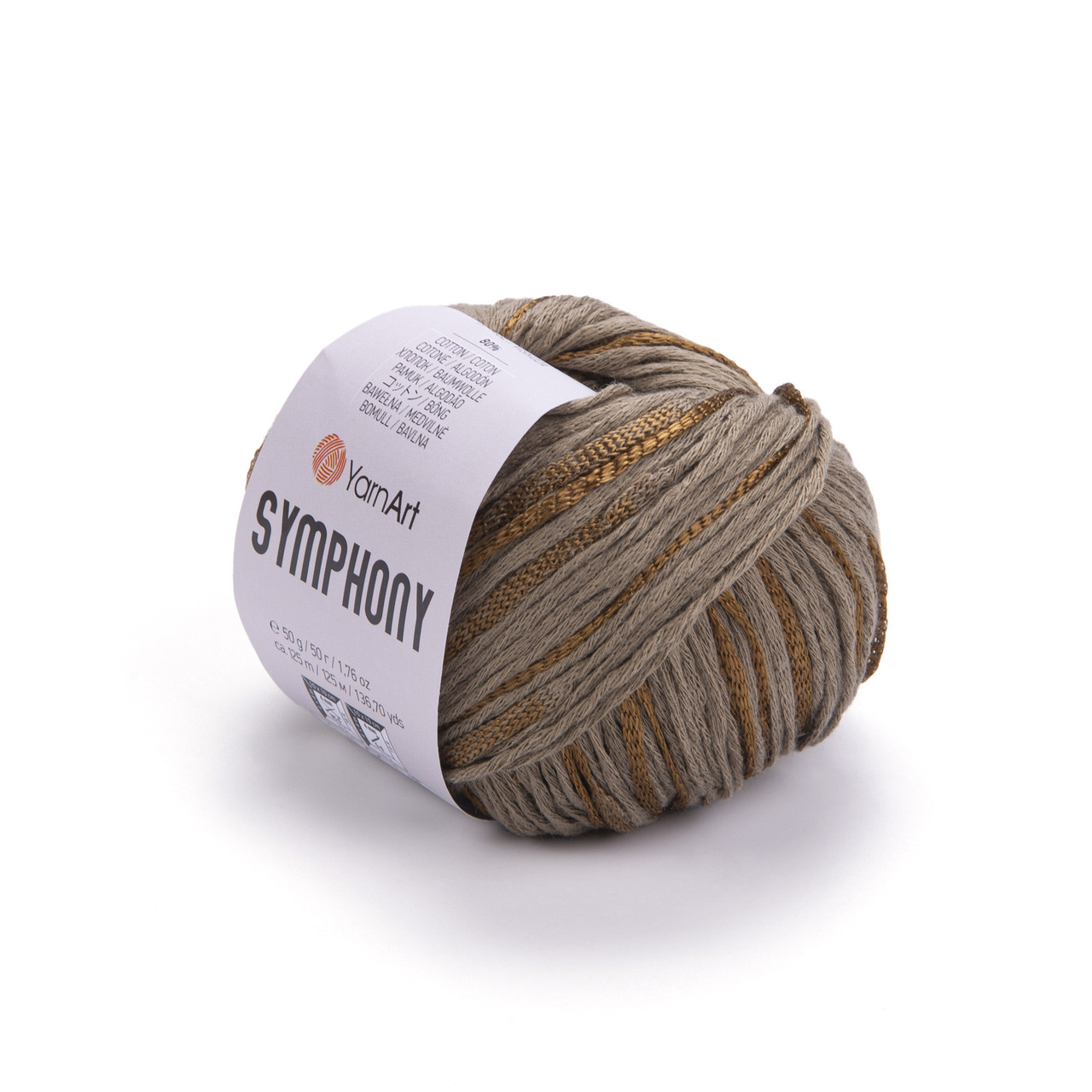 Пряжа Yarnart Symphony № 2107 капучино (Ярнарт Симфонія), фото 1