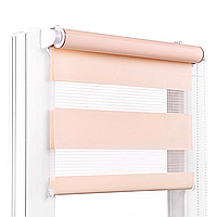 Роллеты День Ночь Жалюзи Рулонная штора День-Ночь Персиковая