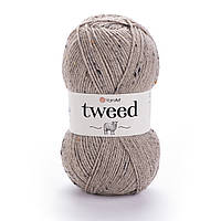 YarnArt TWEED (Твід) № 227 бежевий (Пряжа напіввовняна, нитки для в'язання)