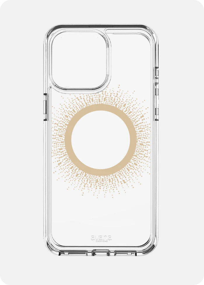 Чохол itSkins Avana Aura до iPhone 15 Pro Gold, фото 1