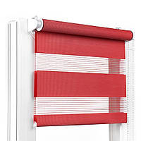 Роллеты День Ночь Жалюзи Рулонная штора День-Ночь Красная