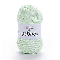 Yarnart VELOUR (Велюр) № 845 м'ята (Пряжа, нитки для в'язання)