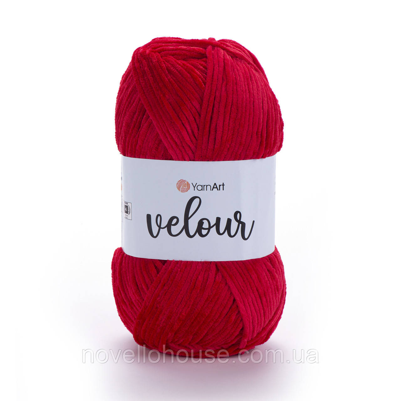 Yarnart VELOUR (Велюр) № 846 червоний (Пряжа, нитки для в'язання)