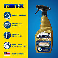 Очисник для скла антидощ Rain-X Cerami-X 2-in-1 Glass Cleaner + Rain Repellent 680 мл (630177SRP), фото 3
