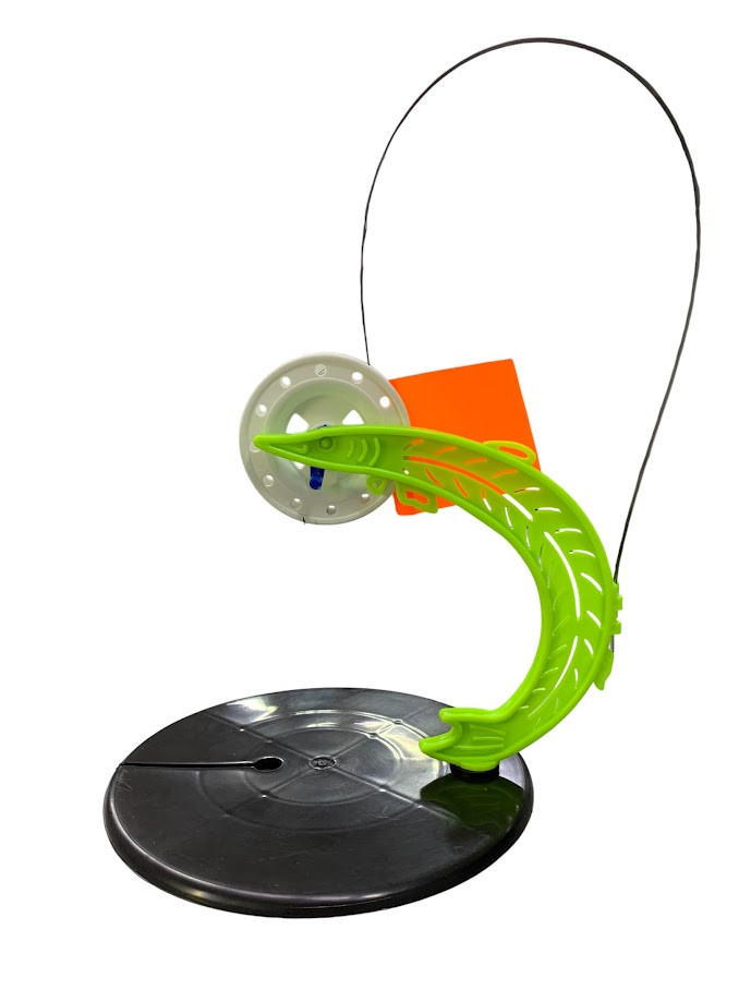 Жерлиця №2 Щука (нова 2024 р.), котушка зі стопором, обладнана,22.01.20989, фото 1