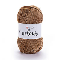 Yarnart VELOUR (Велюр) № 849 темний беж (Пряжа, нитки для в'язання)