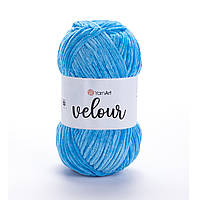 Yarnart VELOUR (Велюр) № 850 бірюза (Пряжа, нитки для в'язання)