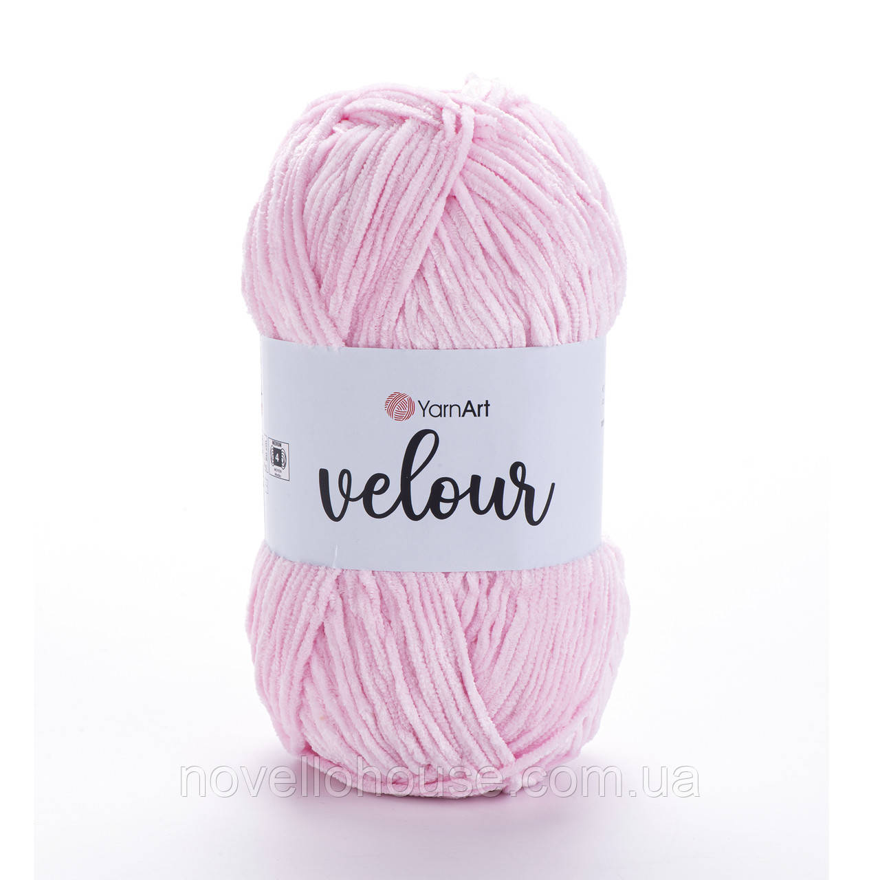 Yarnart VELOUR (Велюр) № 854 світло-рожевий (Пряжа, нитки для в'язання)