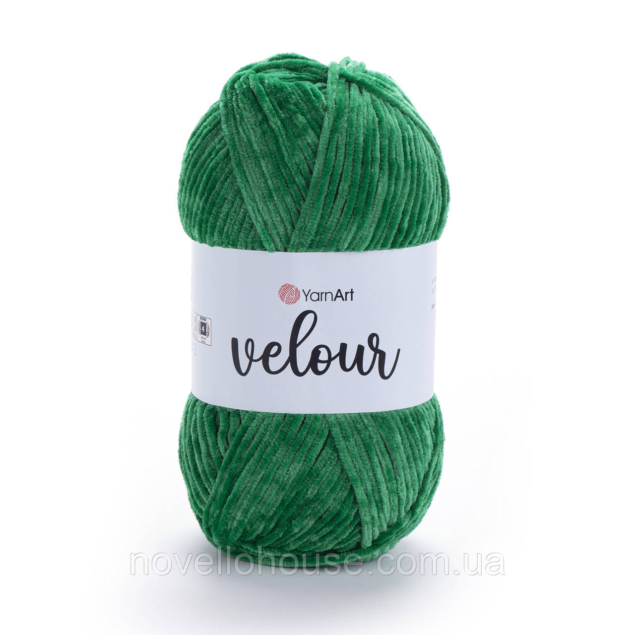 Yarnart VELOUR (Велюр) № 856 зелений (Пряжа, нитки для в'язання)