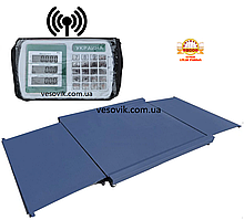 Ваги наїзні 300кг бездротові VTP-СN 1215-А9 Wi-Fi з пандусами