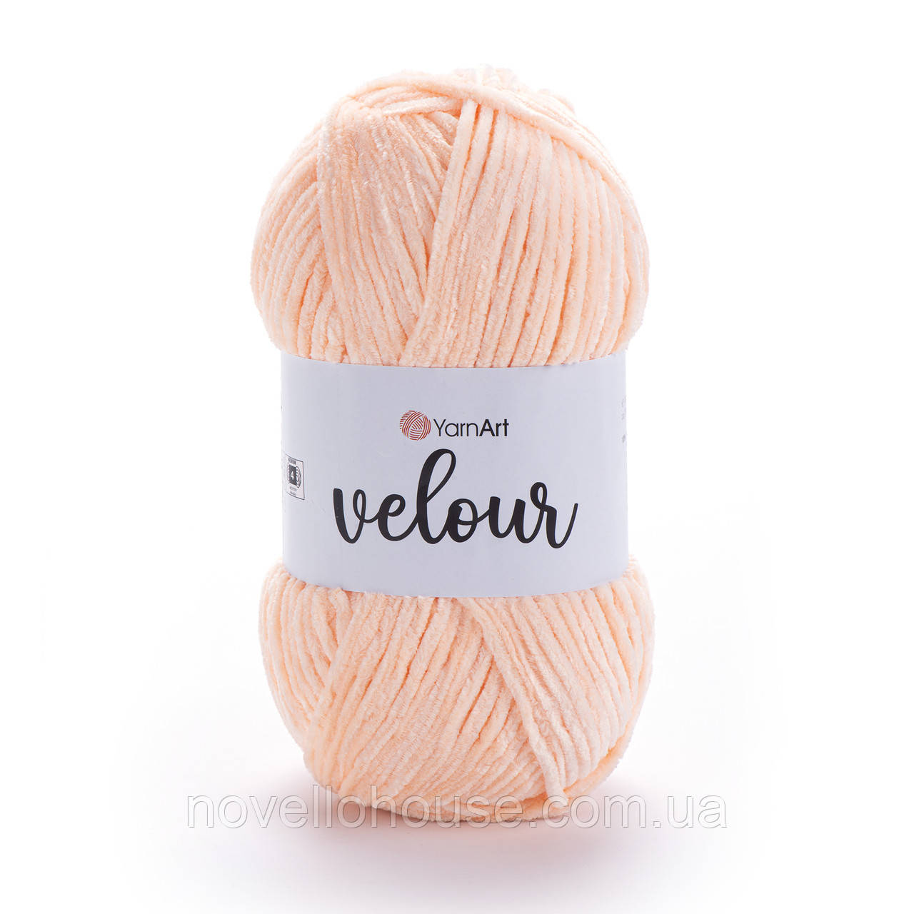Yarnart VELOUR (Велюр) № 863 персик (Пряжа, нитки для в'язання)