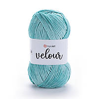 Yarnart VELOUR (Велюр) № 864 лазурний (Пряжа, нитки для в'язання)