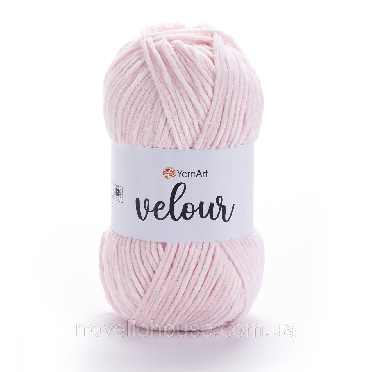 Yarnart VELOUR (Велюр) № 866 блідо-рожевий (Пряжа, нитки для в'язання)