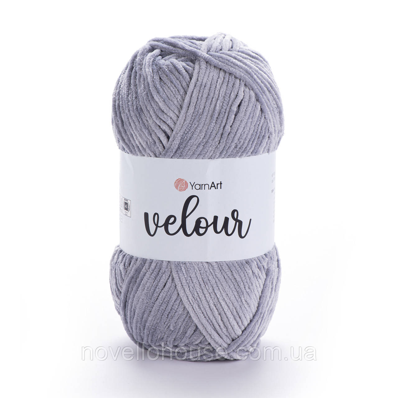 Yarnart VELOUR (Велюр) № 867 сірий (Пряжа, нитки для в'язання)