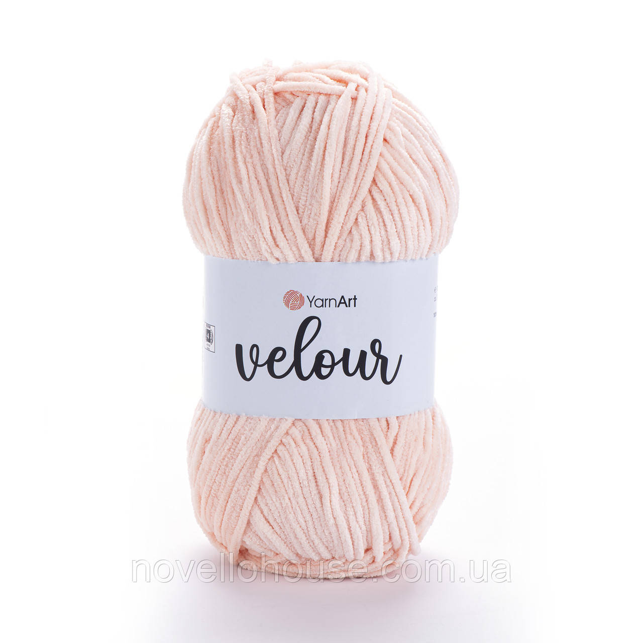 Yarnart VELOUR (Велюр) № 869 блідий персик (Пряжа, нитки для в'язання)