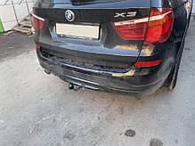 Фаркоп BMW X3 F25 2010-2017 (БМВ Х3) без підрізу бампера, фото 5