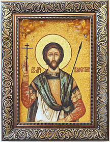 Православні ікони "Валентин" 20*30 см | Береже добробут та зміцнює здоров'я, зменшує страх.