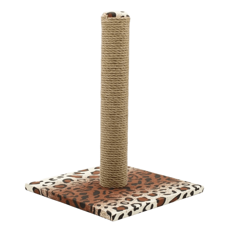 Кігтеточка для котів Киця 1 джутова 30*30 см висота 40 см Україна, фото 1