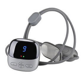 Навісний пульсуючий розумний масажер для шиї Smart Hanging Neck Сріблястий