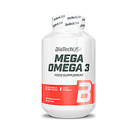 Жирные кислоты BiotechUSA Mega Omega 3 с витамином Е 180 капсул