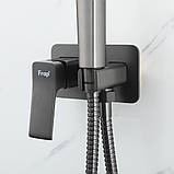 Гігієнічний душ FRAP F2084-9 вбудований, збройова сталь, фото 6