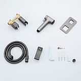 Гігієнічний душ FRAP F2084-9 вбудований, збройова сталь, фото 9