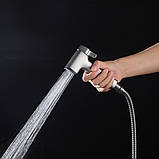 Гігієнічний душ FRAP F2084-9 вбудований, збройова сталь, фото 7