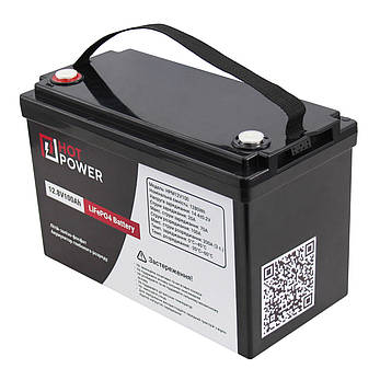 Літий-залізо-фосфатний акумулятор 12V/100AH (1280W*h), фото 3