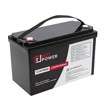 Літий-залізо-фосфатний акумулятор 12V/100AH (1280W*h), фото 1