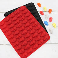 Силіконова форма череп для декору хелловін гелловін