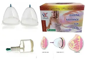Вакуумний масажер для грудей Cupping Appliance For Lady, фото 5