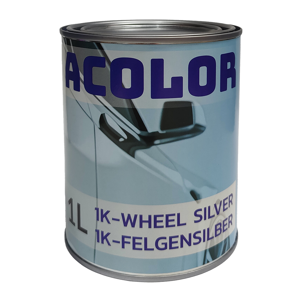 Фарба для дисків Acolor Felgensiber срібна 1 л