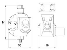 Проколювальний затискач e.pricking.clamp.pro.4.35.50.150. 4-35 кв.мм/50-150 кв.мм, E.NEXT (p028006), фото 3