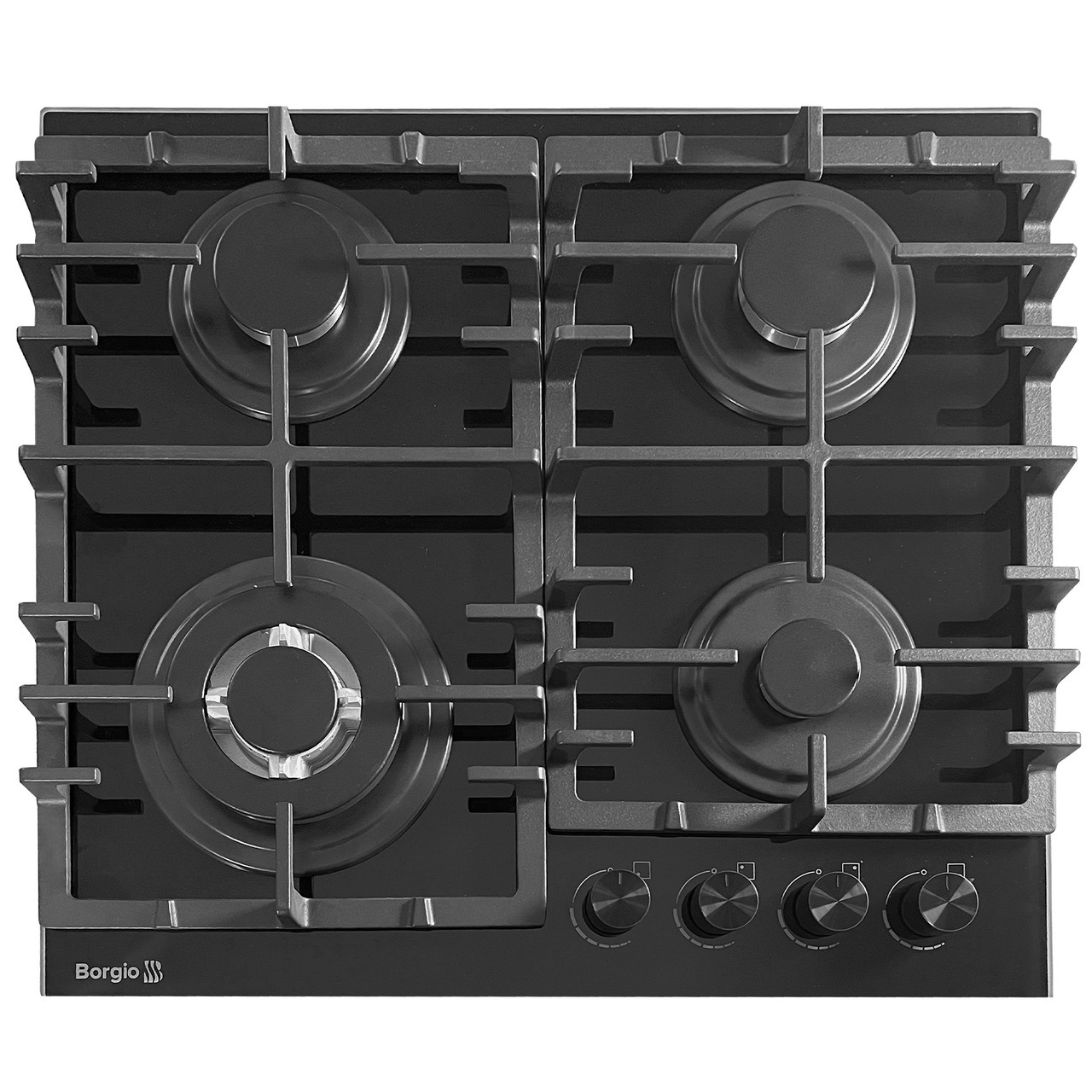 Варильна поверхня газова BORGIO DR 6392-15 Black Glass FFD
