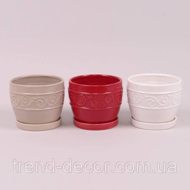 Горщик керамічний Мікс К18.002.13