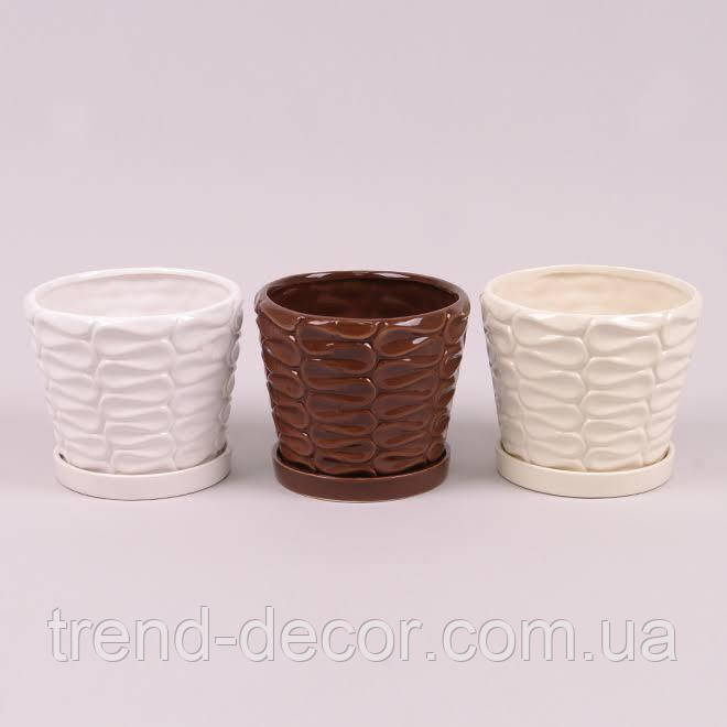 Горщик керамічний Мікс К18.006.13